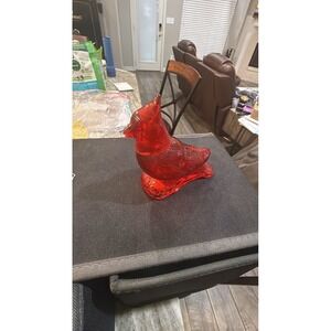 Vintage Red Cardinal Bird Perfume Bottle